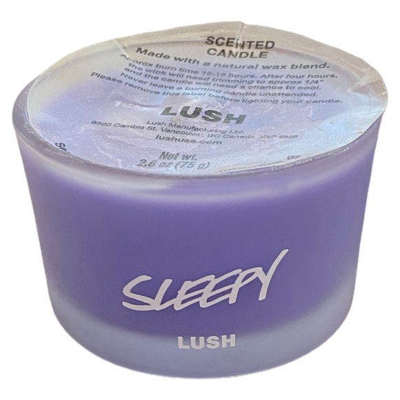 🛍️ Lush Cosmetics Sleepy Scented Candle Calming Lavender & Ylang Ylang - Picture 3 of 5